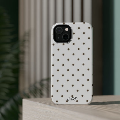 Polka Dot Magnetic Impact-Resistant Phone Case