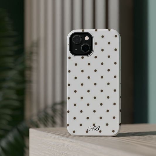 Polka Dot Magnetic Impact-Resistant Phone Case