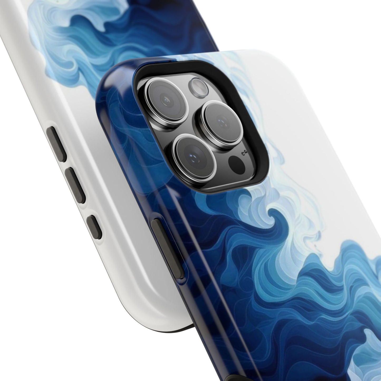 Blue Smoke Magnetic Impact-Resistant Phone Case