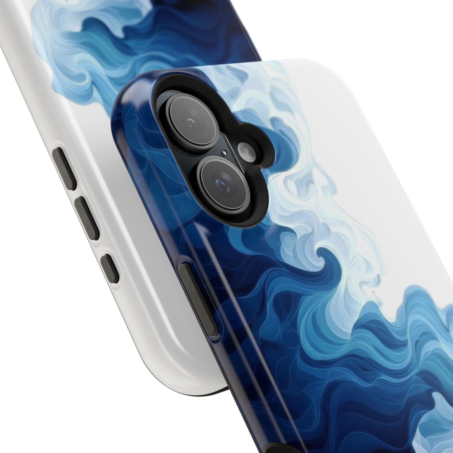 Blue Smoke Magnetic Impact-Resistant Phone Case