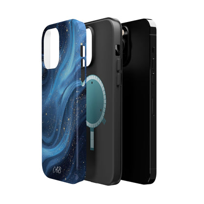 Blue Galaxy Magnetic Impact Phone Case