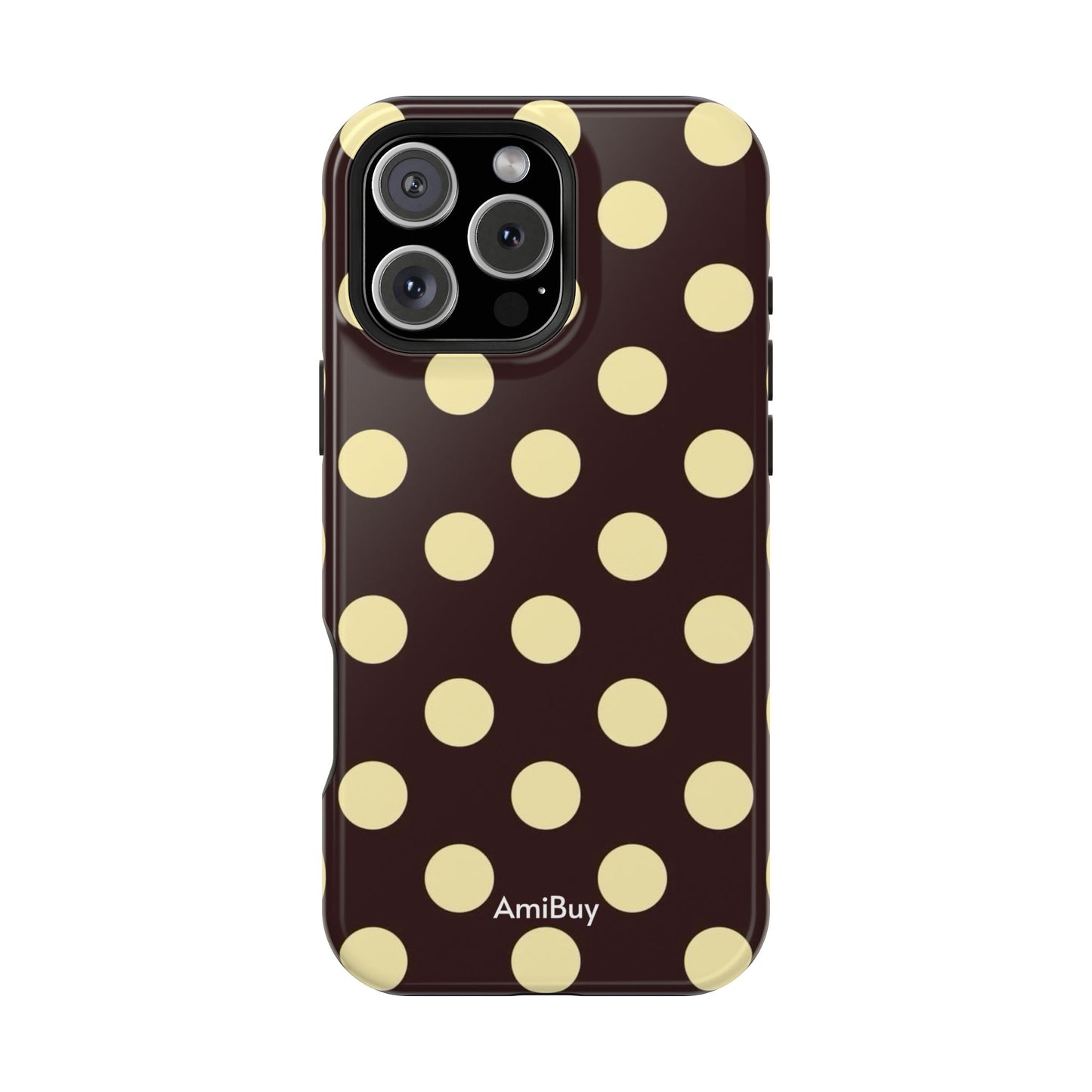 Polka Dot Magnetic Impact Phone Case — Protective Stylish Phone Cover