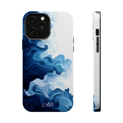 Blue Smoke Magnetic Impact-Resistant Phone Case