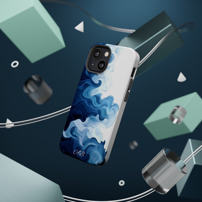 Blue Smoke Magnetic Impact-Resistant Phone Case