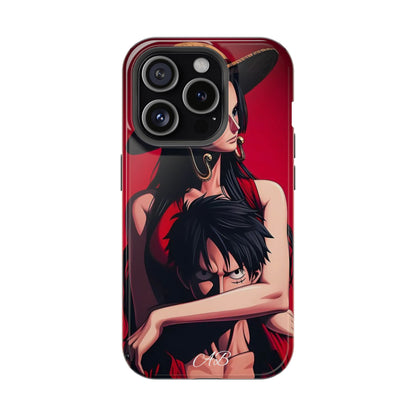 Anime Straw Hat Couple Magnetic Impact-Resistant Phone Case