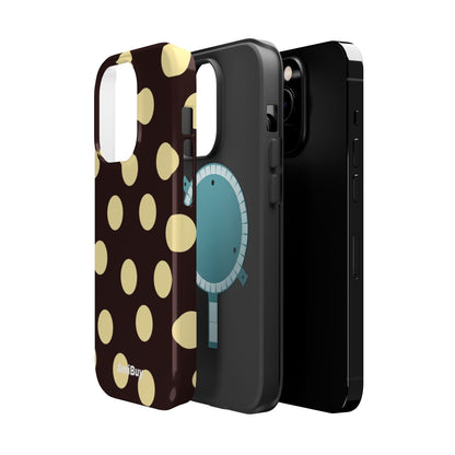 Polka Dot Magnetic Impact Phone Case — Protective iPhone Cover