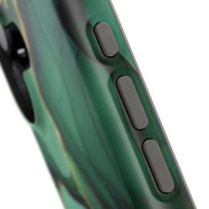Green Marble Magnetic Impact-Resistant Phone Case