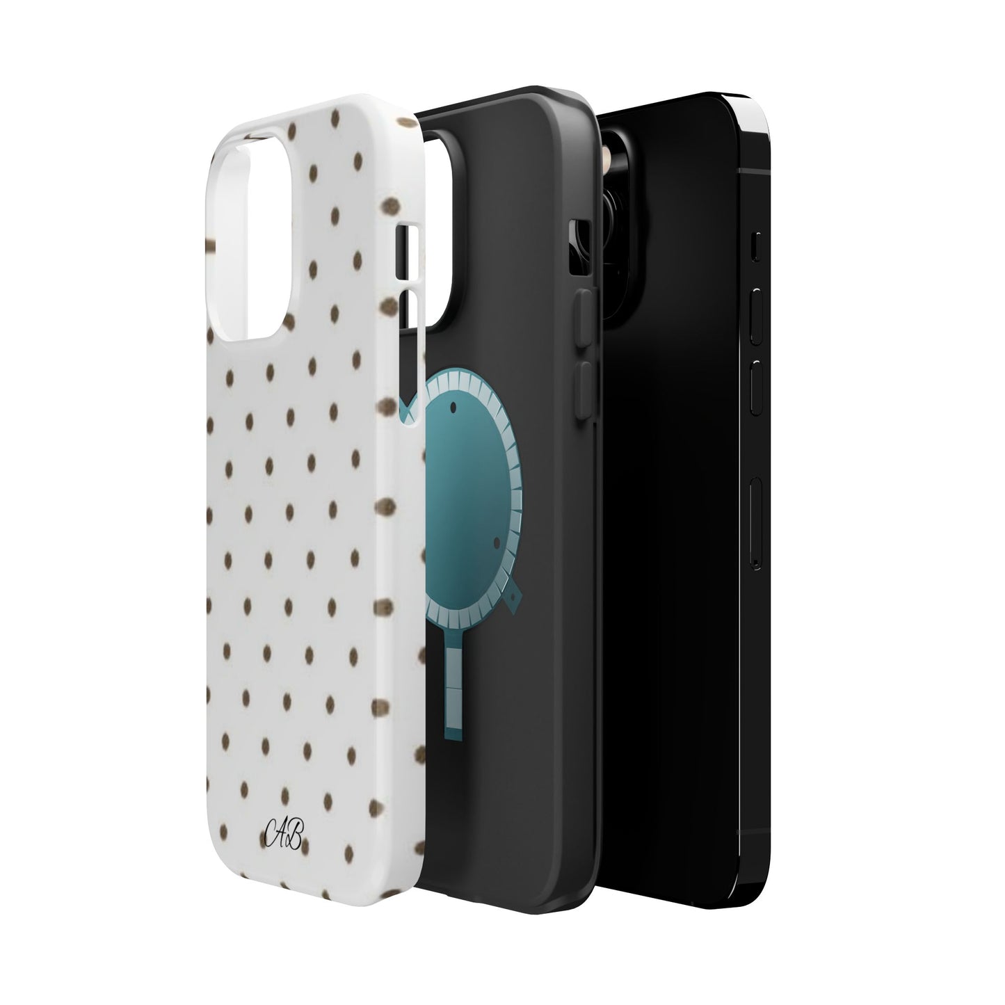 Polka Dot Magnetic Impact-Resistant Phone Case