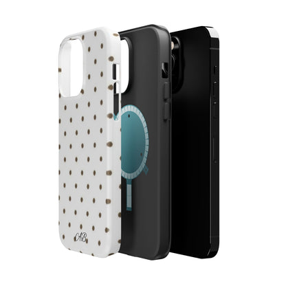 Polka Dot Magnetic Impact-Resistant Phone Case