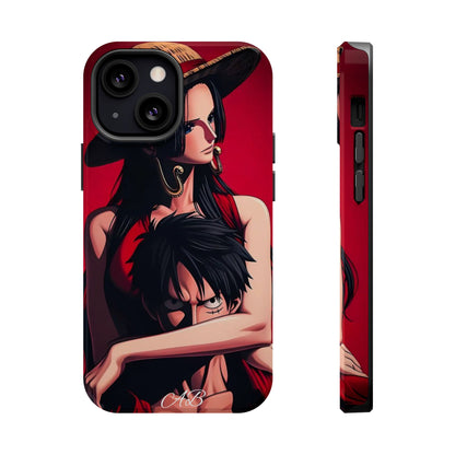 Anime Straw Hat Couple Magnetic Impact-Resistant Phone Case