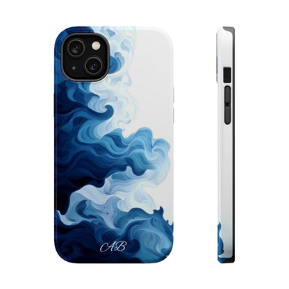 Blue Smoke Magnetic Impact-Resistant Phone Case