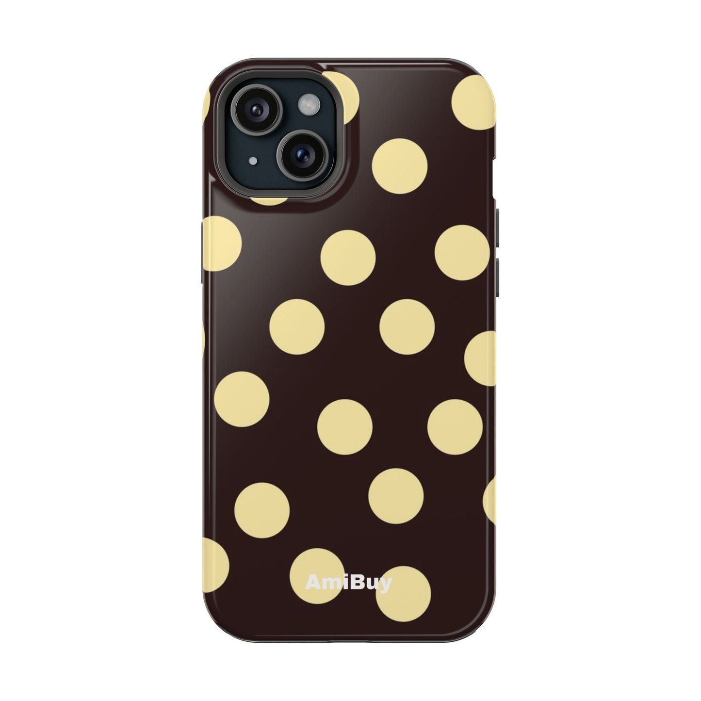 Polka Dot Magnetic Impact Phone Case — Protective iPhone Cover