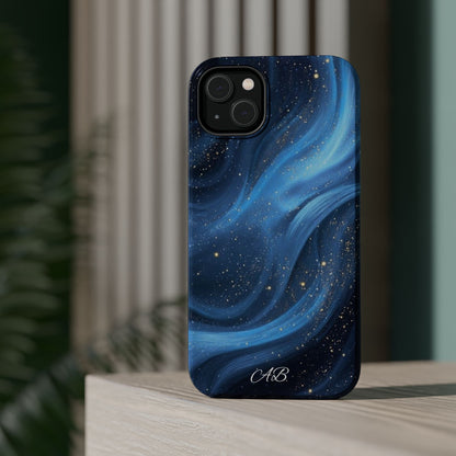 Blue Galaxy Magnetic Impact Phone Case