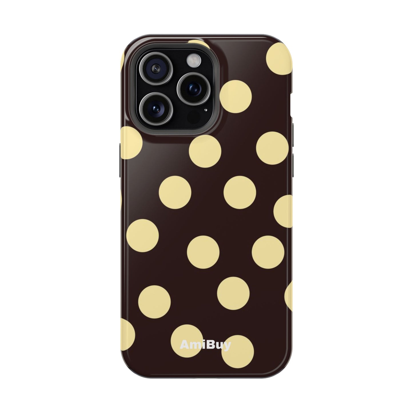 Polka Dot Magnetic Impact Phone Case — Protective iPhone Cover