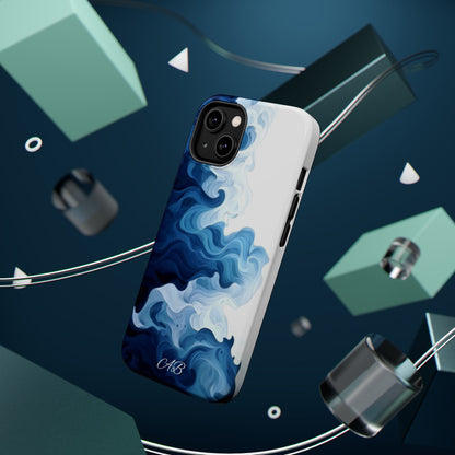 Blue Smoke Magnetic Impact-Resistant Phone Case