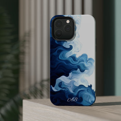 Blue Smoke Magnetic Impact-Resistant Phone Case