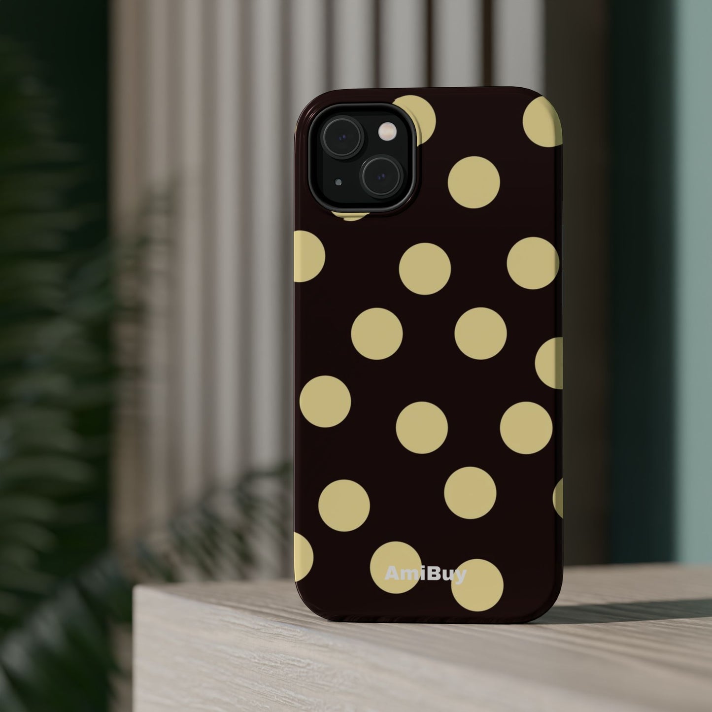 Polka Dot Magnetic Impact Phone Case — Protective iPhone Cover
