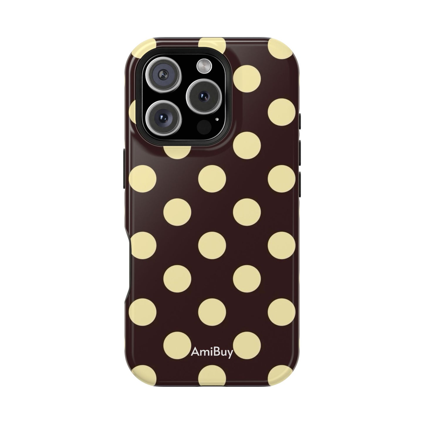 Polka Dot Magnetic Impact Phone Case — Protective Stylish Phone Cover