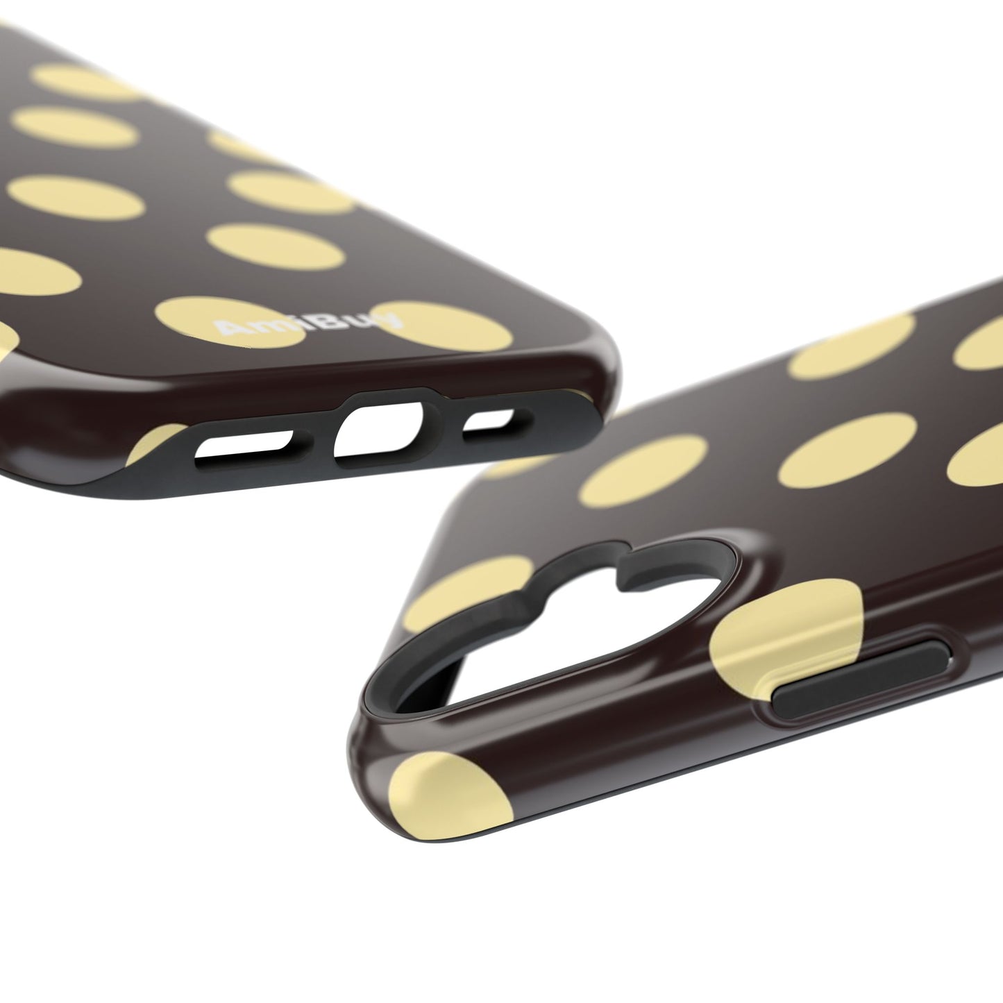 Polka Dot Magnetic Impact Phone Case — Protective iPhone Cover