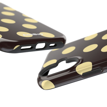 Polka Dot Magnetic Impact Phone Case — Protective iPhone Cover