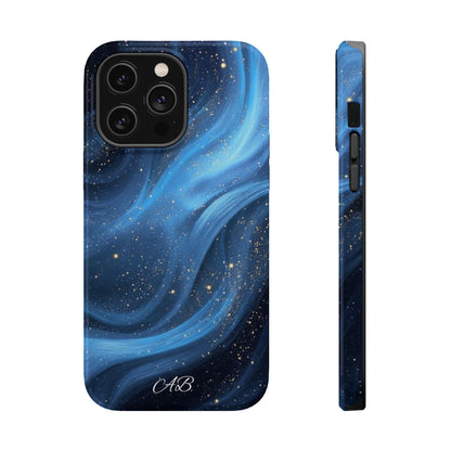 Blue Galaxy Magnetic Impact Phone Case