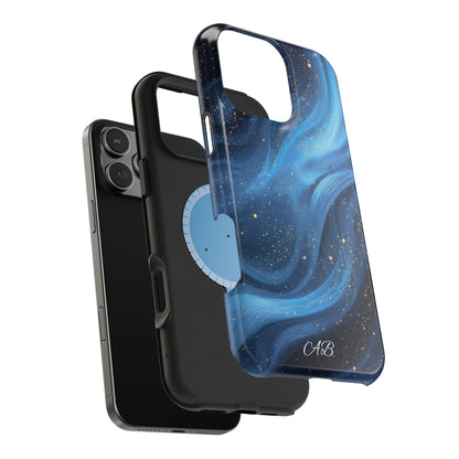 Blue Galaxy Magnetic Impact Phone Case
