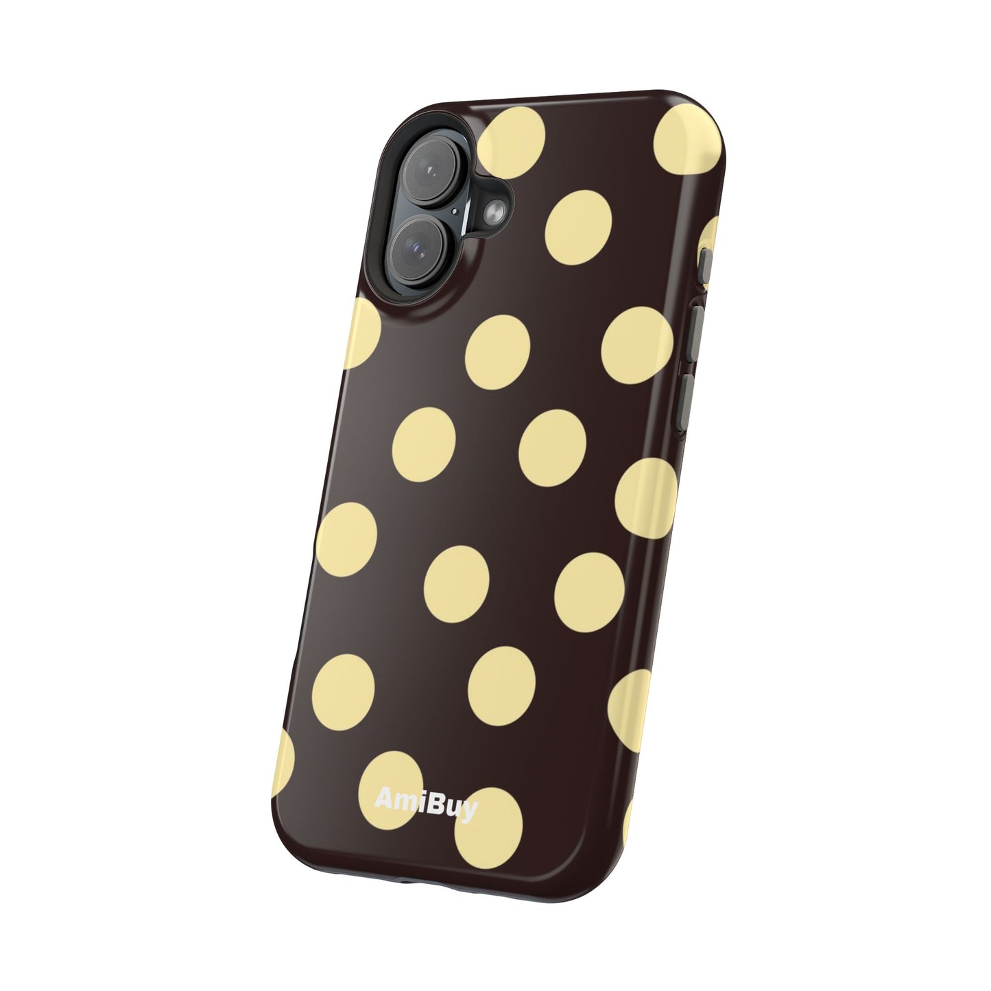 Polka Dot Magnetic Impact Phone Case — Protective iPhone Cover
