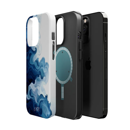 Blue Smoke Magnetic Impact-Resistant Phone Case