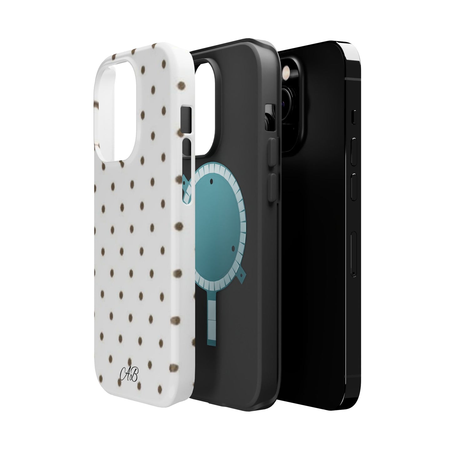 Polka Dot Magnetic Impact-Resistant Phone Case
