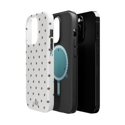 Polka Dot Magnetic Impact-Resistant Phone Case