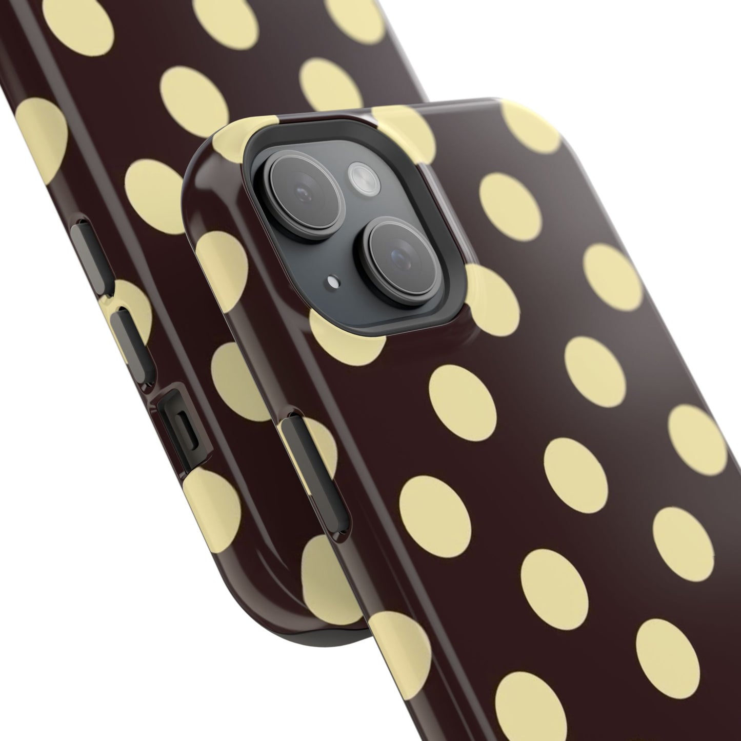 Polka Dot Magnetic Impact Phone Case — Protective Stylish Phone Cover