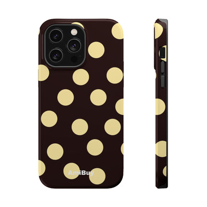 Polka Dot Magnetic Impact Phone Case — Protective iPhone Cover