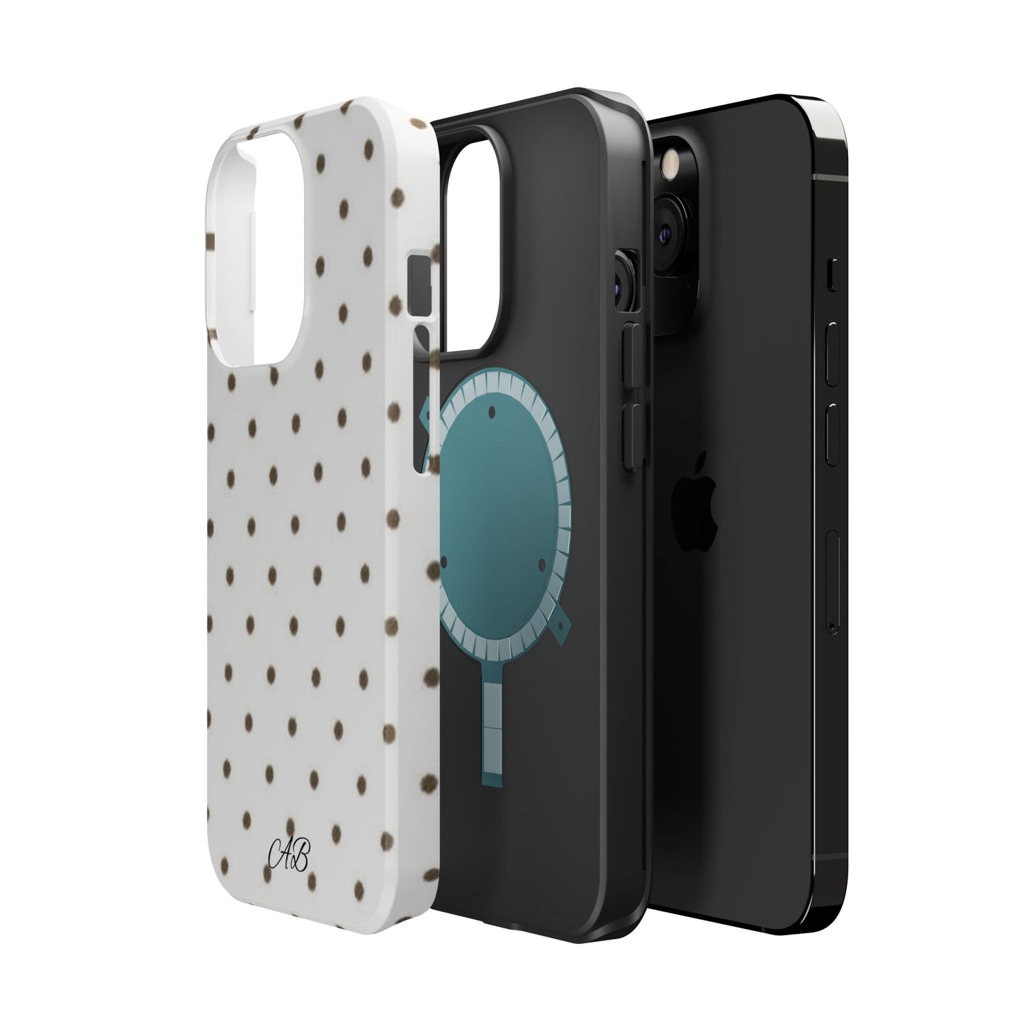 Polka Dot Magnetic Impact-Resistant Phone Case