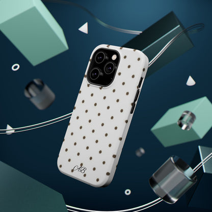 Polka Dot Magnetic Impact-Resistant Phone Case