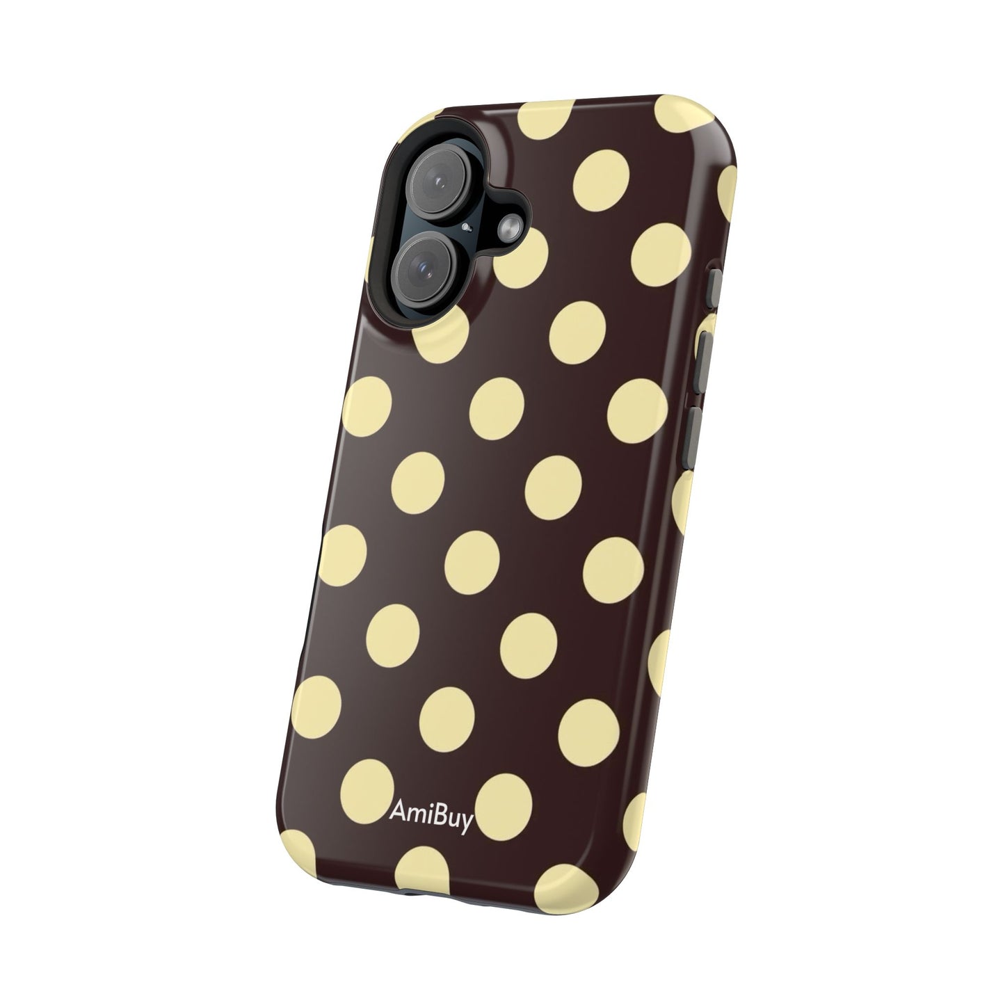 Polka Dot Magnetic Impact Phone Case — Protective Stylish Phone Cover