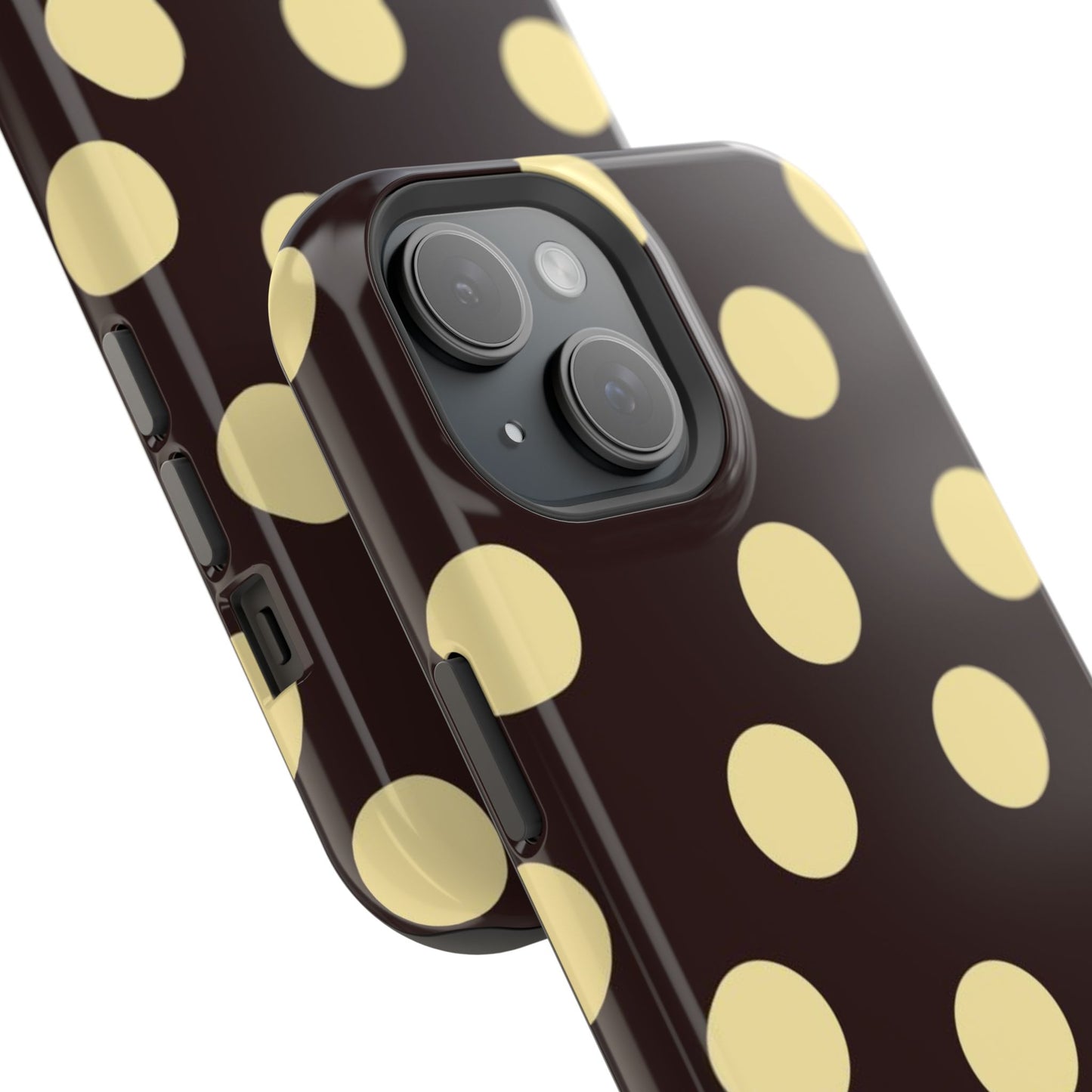 Polka Dot Magnetic Impact Phone Case — Protective iPhone Cover