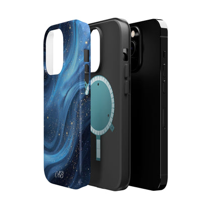 Blue Galaxy Magnetic Impact Phone Case