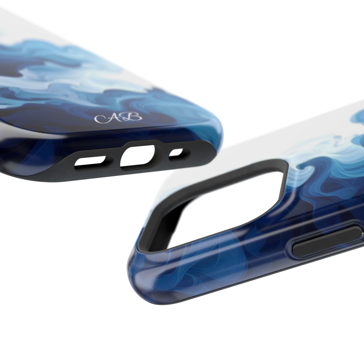Blue Smoke Magnetic Impact-Resistant Phone Case