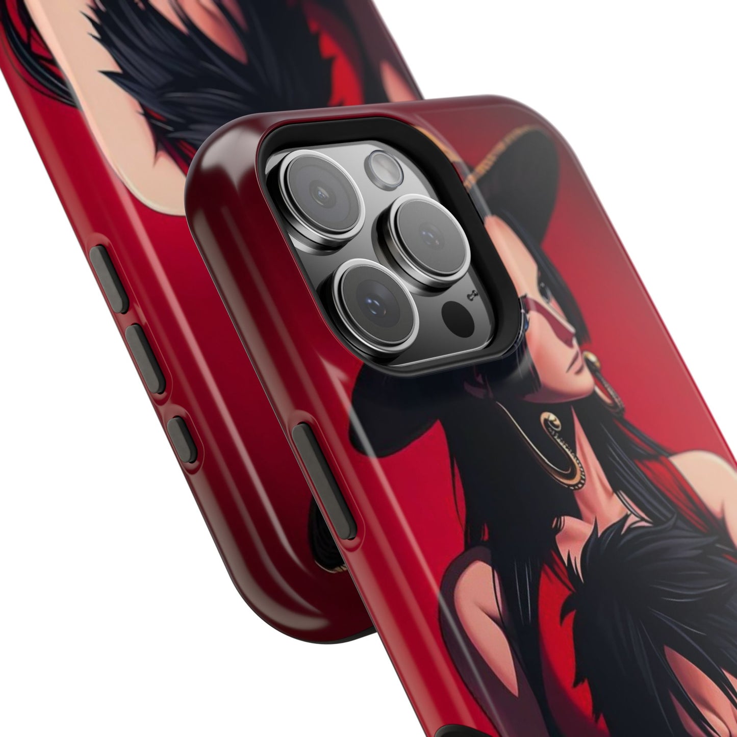 Anime Straw Hat Couple Magnetic Impact-Resistant Phone Case