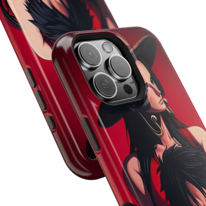 Anime Straw Hat Couple Magnetic Impact-Resistant Phone Case