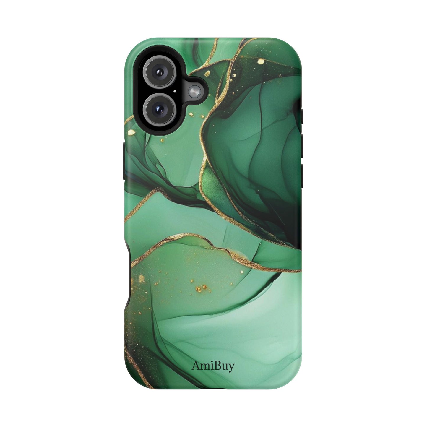 Green Marble Magnetic Impact-Resistant Phone Case