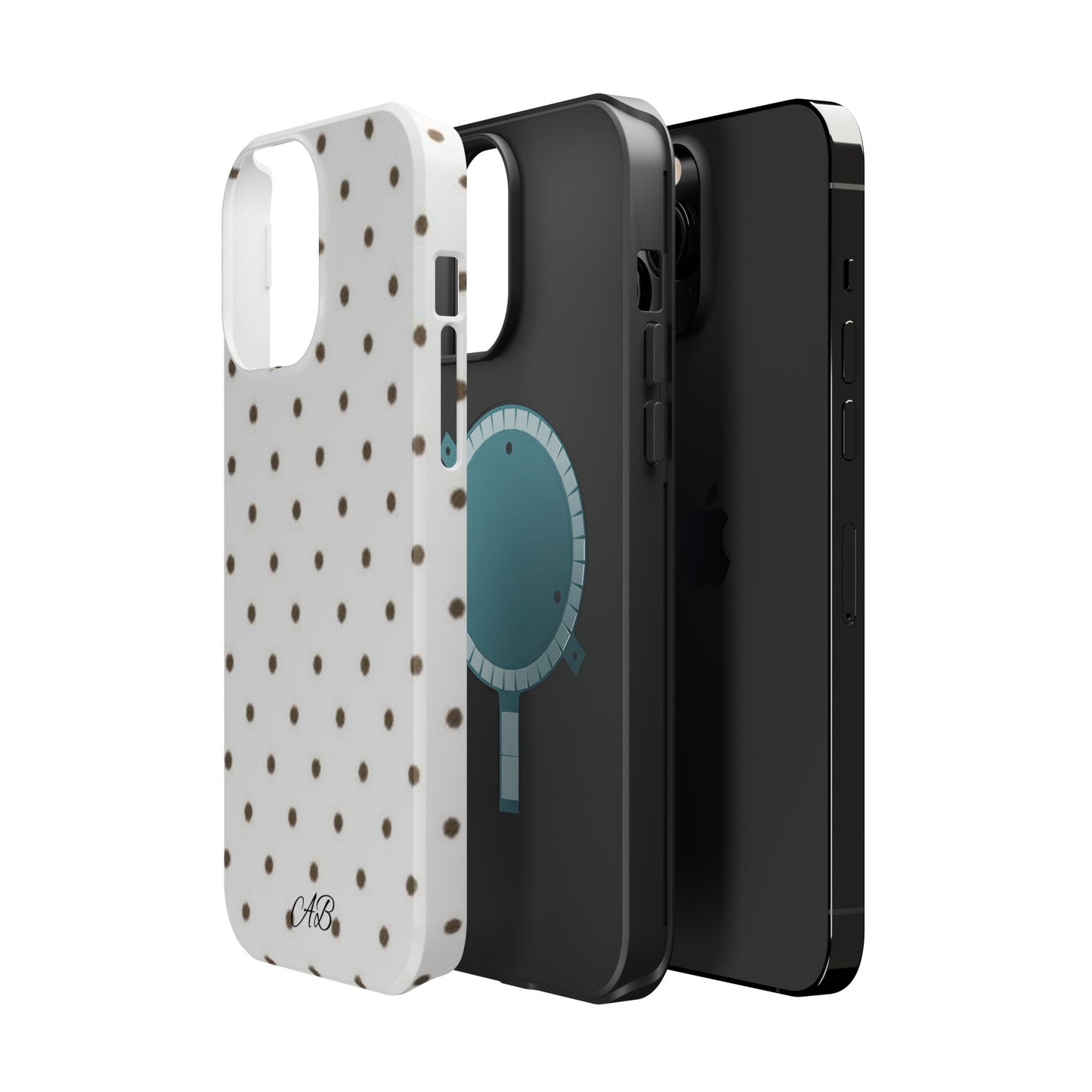 Polka Dot Magnetic Impact-Resistant Phone Case