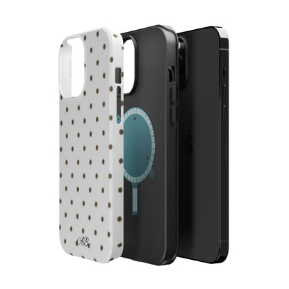Polka Dot Magnetic Impact-Resistant Phone Case