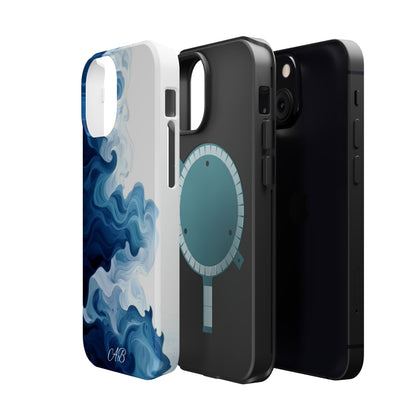 Blue Smoke Magnetic Impact-Resistant Phone Case