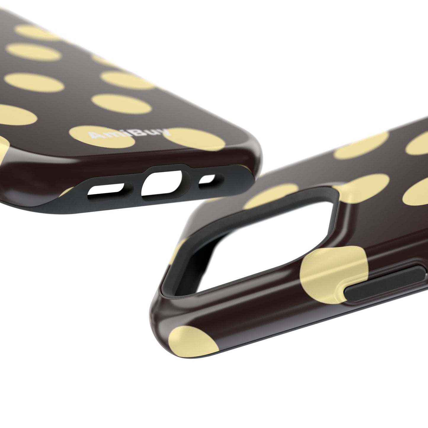 Polka Dot Magnetic Impact Phone Case — Protective iPhone Cover