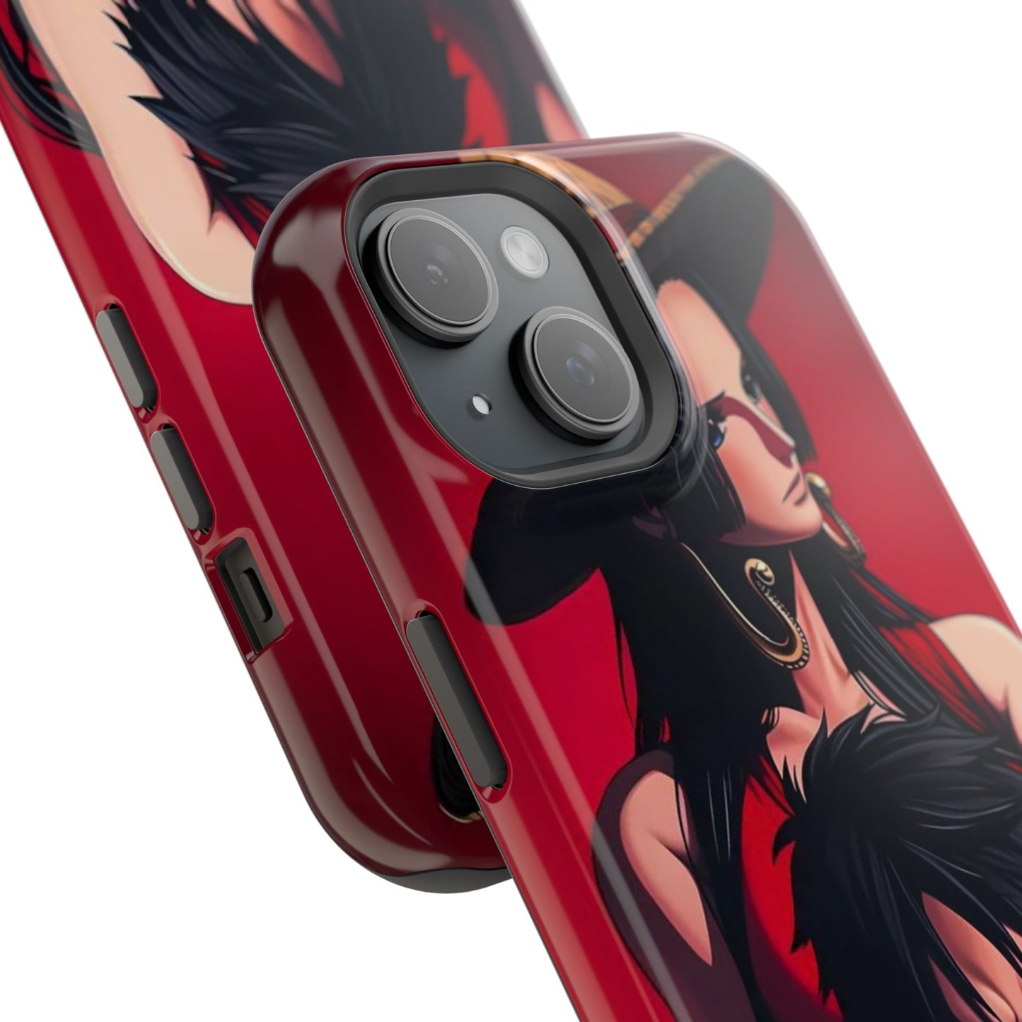 Anime Straw Hat Couple Magnetic Impact-Resistant Phone Case