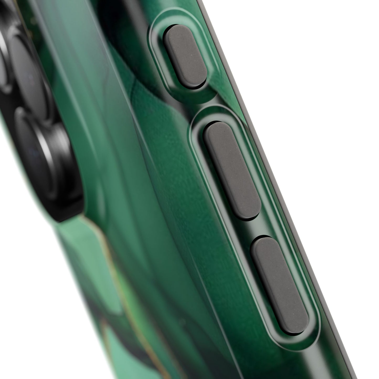 Green Marble Magnetic Impact-Resistant Phone Case