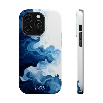 Blue Smoke Magnetic Impact-Resistant Phone Case