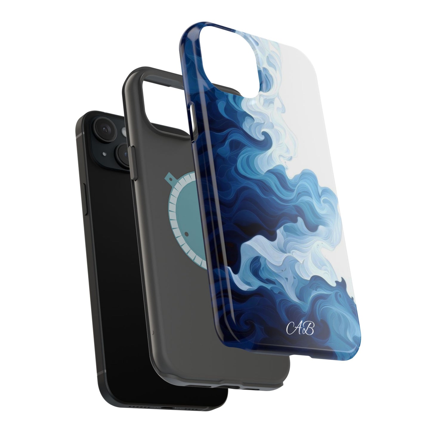 Blue Smoke Magnetic Impact-Resistant Phone Case