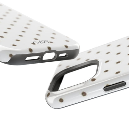 Polka Dot Magnetic Impact-Resistant Phone Case
